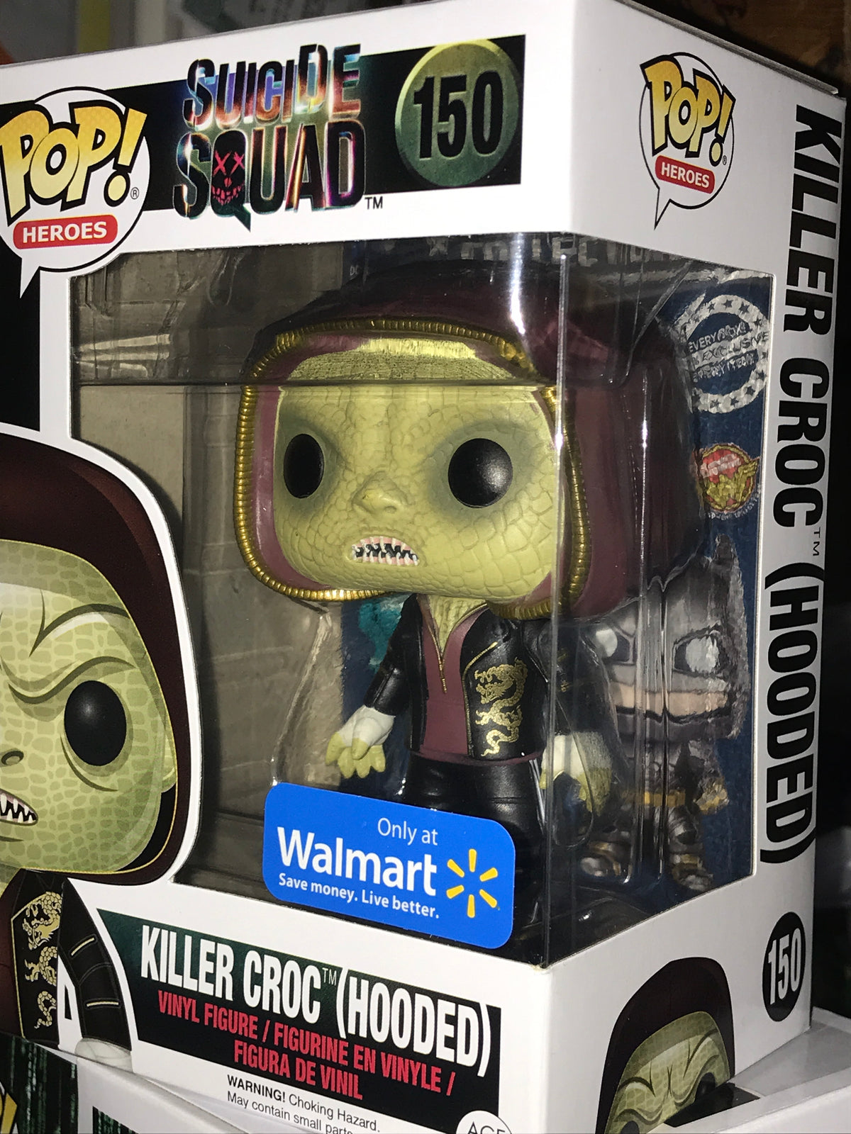 Suicide Squad Killer Croc Hooded exclusive Funko Pop! Vinyl figure 