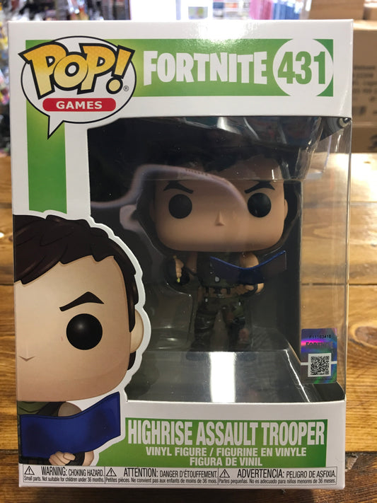 Fortnite Highrise Assault Trooper #431 Game Funko Pop! Vinyl Figure