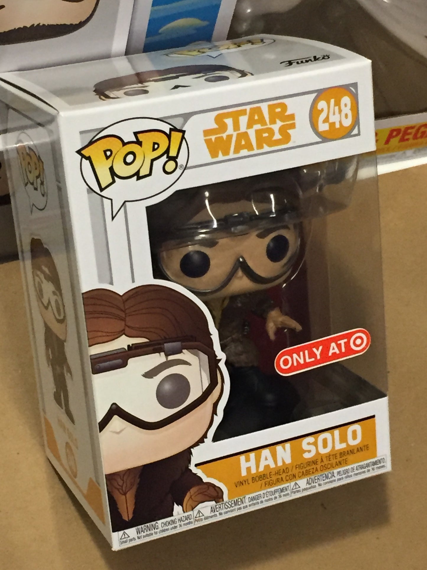 Solo Han with goggles target exclusive Funko PopN vinyl figure STORE 2020