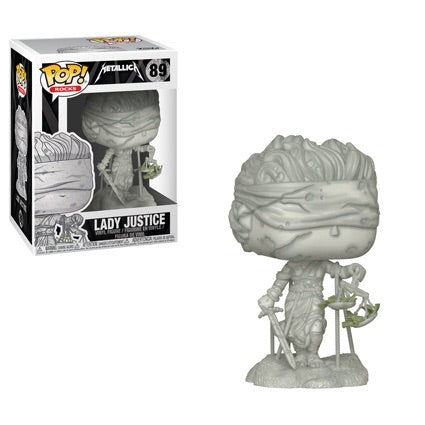 Metallica LADY JUSTICE rocks Funko Pop! Vinyl Figure