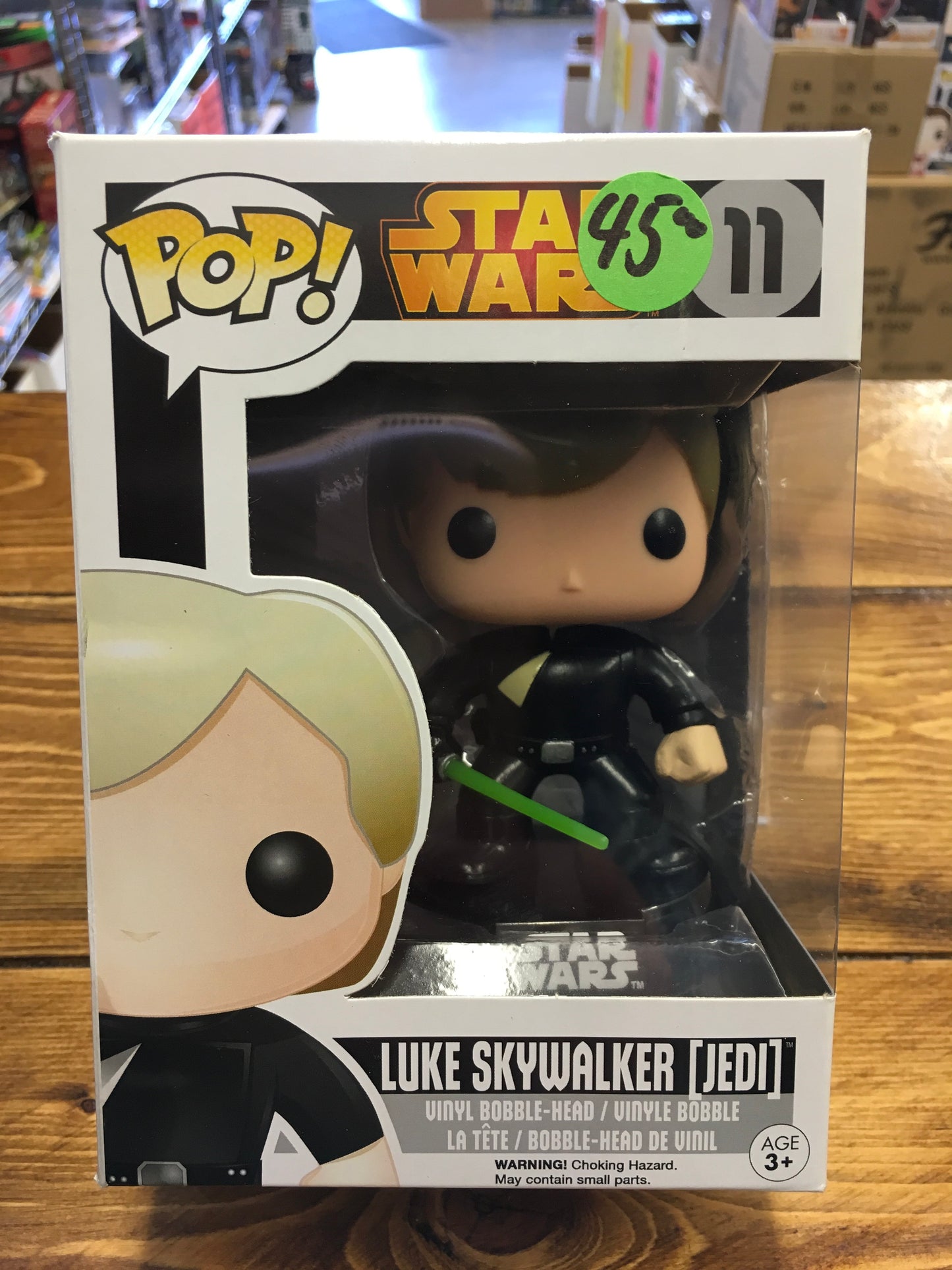 Star Wars Luke Skywalker Jedi 11 Black box Funko Pop! Vinyl Figure