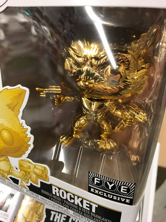 Marvel studios Chrome Rocket exclusive Funko Pop! Vinyl figure