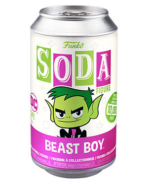 Teen Titans - Beast Boy - Sealed Mystery Funko Soda Figure