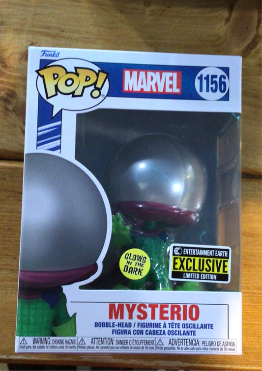 Mysterio #1152 GITD Exclusive Spider-Man Funko Pop! Vinyl figure marvel