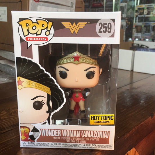 DC Heroes Wonder Woman (Amazonian) Exclusive Funko Pop! Vinyl Comics