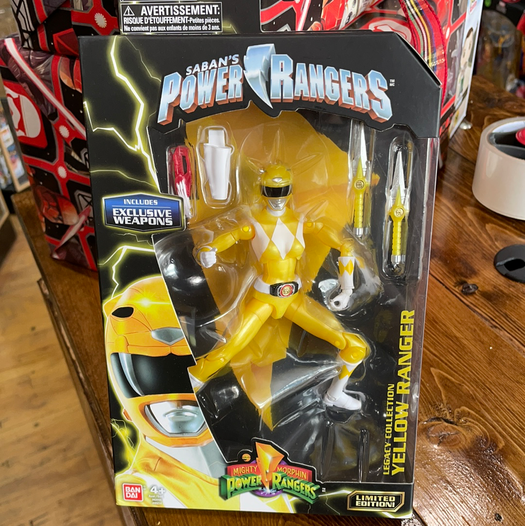 MMPR Power Rangers Yellow Ranger Legacy Action Figure