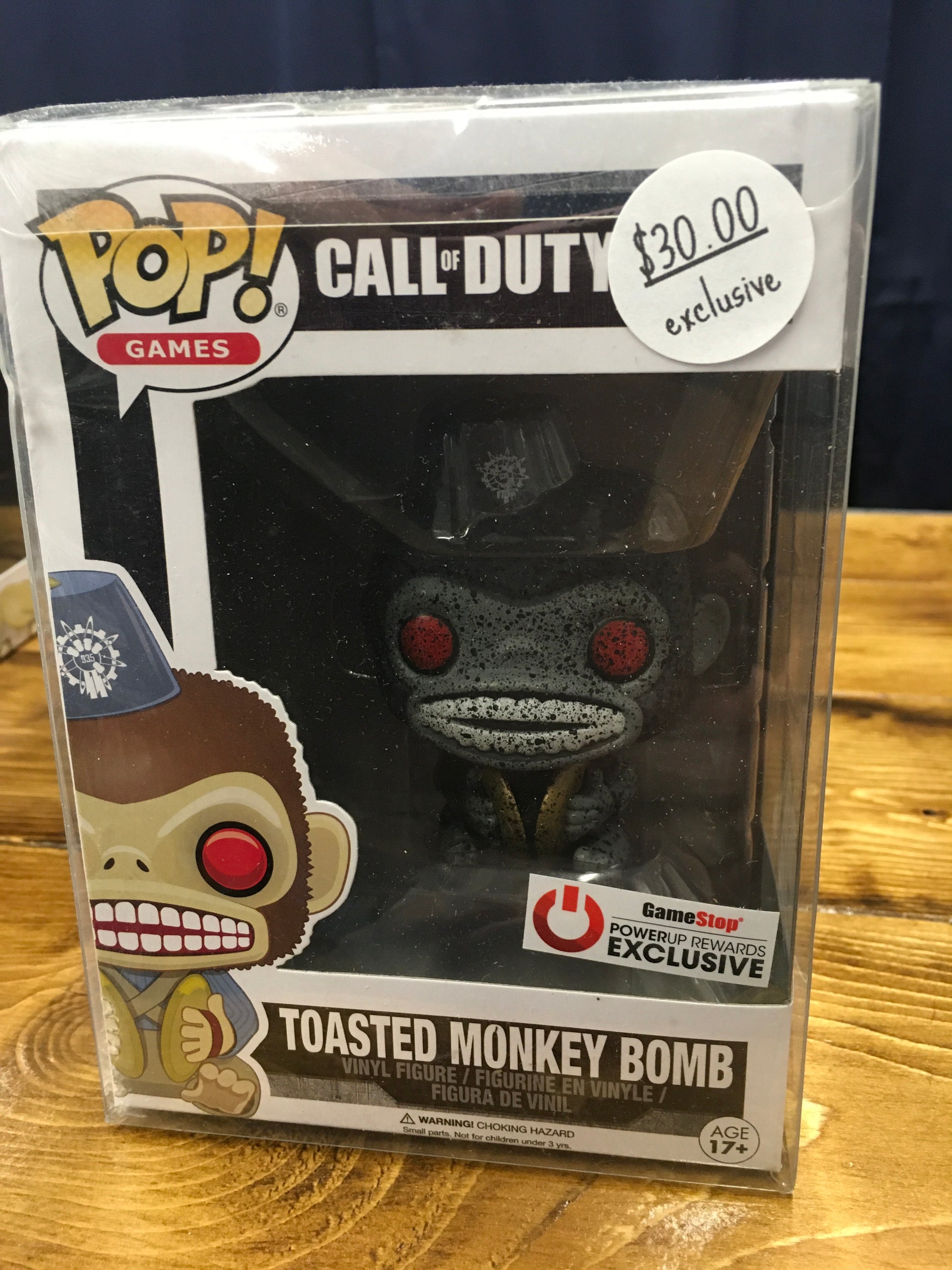 Call of Duty Monkey bomb exclusive Funko Pop! Vinyl figure games video games Toasted exclusive