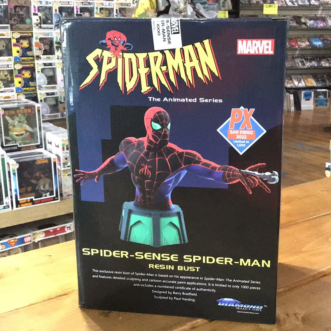 Marvel Spider-man: The Animated Series - Spider-Sense Spider-man Exclusive Statue