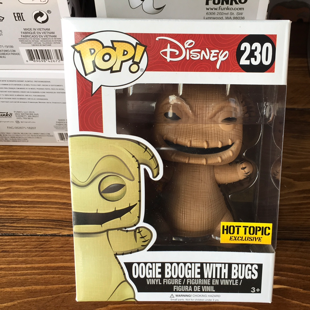 Oogie Boogie with Bugs 230 Funko Pop! Vinyl Figure NBC Disney