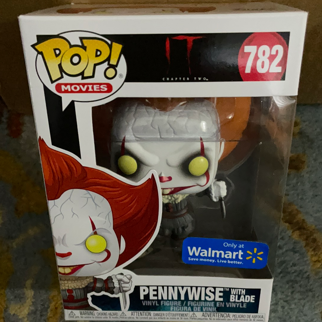 Pennywise With blade 782 Funko Pop vinyl figure movie