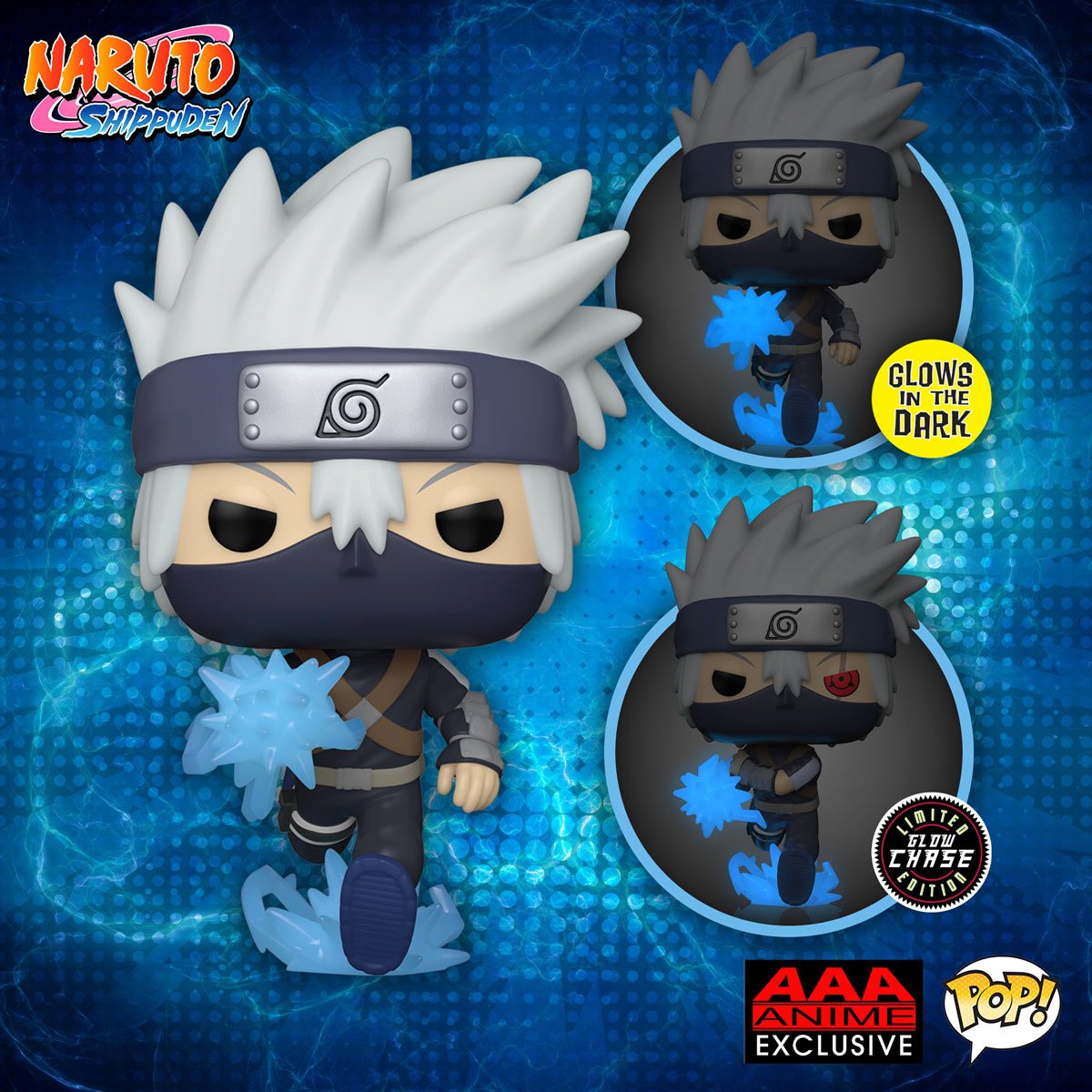 Naruto: Shippuden - Kakashi Hatake GITD - Exclusive Funko Pop! Figure