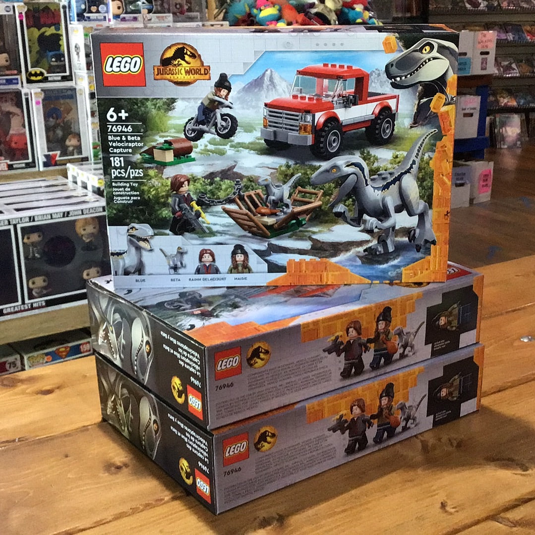 LEGO Jurassic Park: Dominion - Blue & Beta Velociraptor Capture 76946