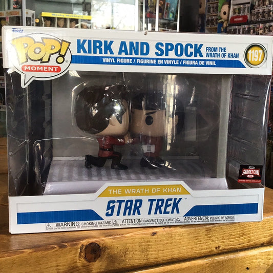 AS IS Star Trek Kirk and Spock From the Wrath of Khan 1197 Exclusive Funko Pop! Vinyl figure
