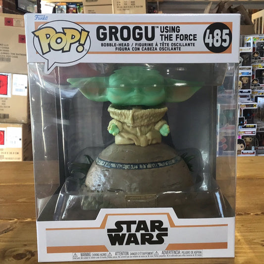 Star Wars Mandalorian Grogu Using the Force Funko Pop! Vinyl figure