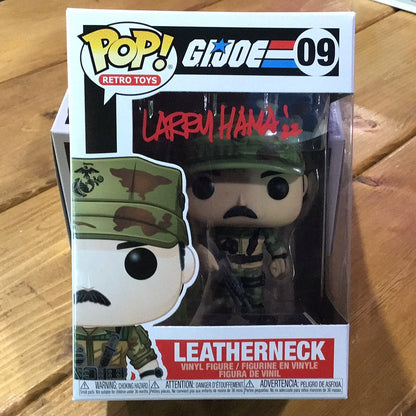 Larry Hama Autographed G.I. Joe Funko Pop! Vinyl Figures
