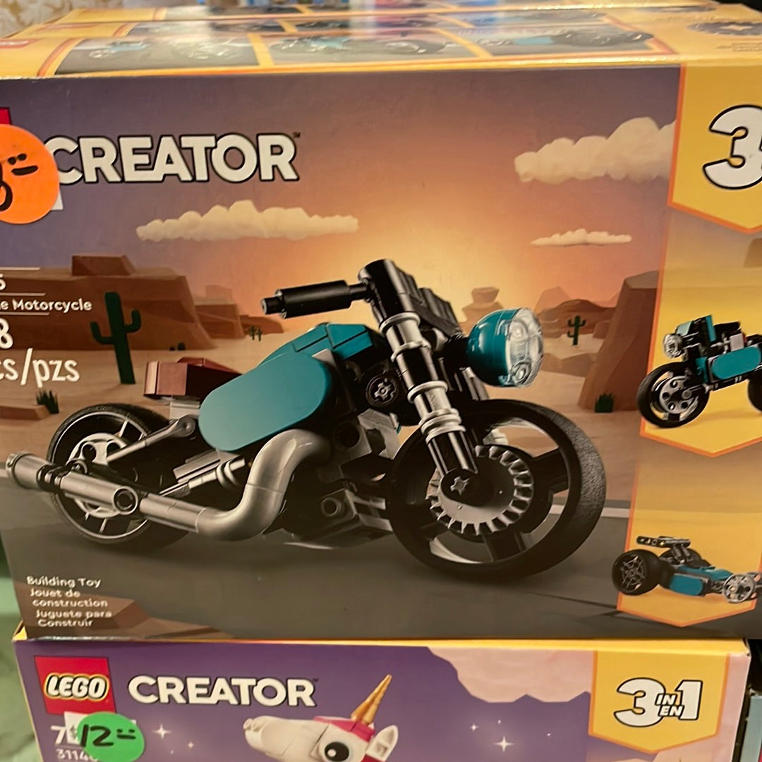 Brickhouse LEGO vintage motorcycle 31135