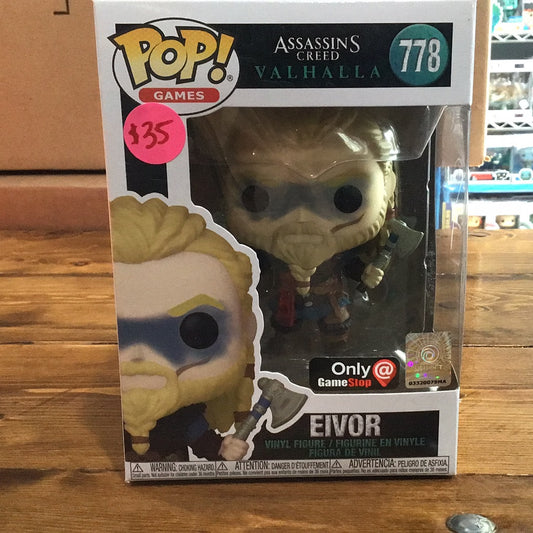 Assassin's Creed Valhalla Eivor Exclusive 778 Funko Pop! Vinyl figure GAMEs