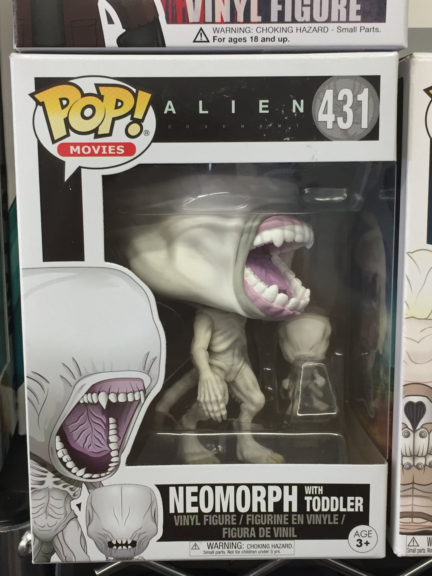 Alien neomorph with toddler Funko Pop! Vinyl Figure movie