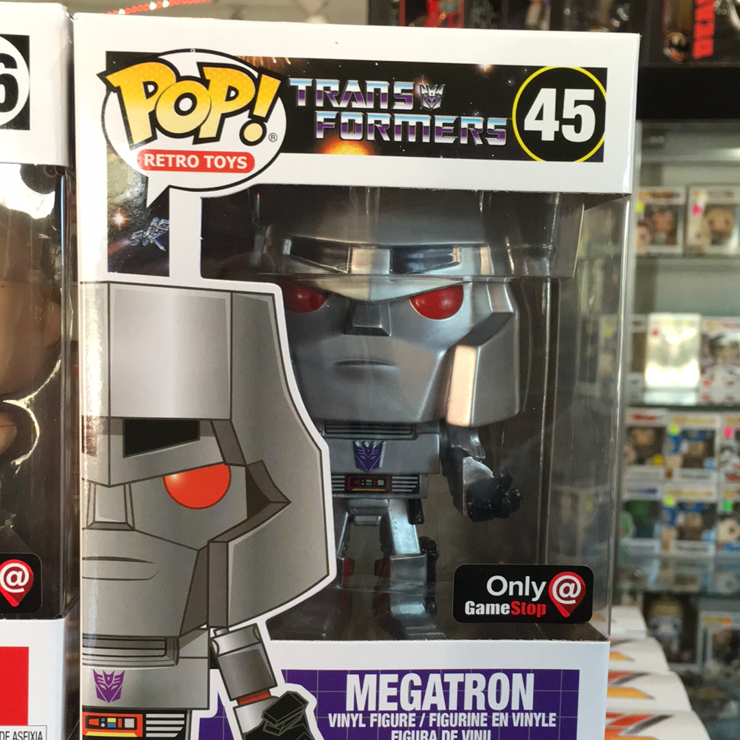Transformers Megatron with Mace Arm Exclusive 45 Funko Pop! Vinyl Figure Retro Toys