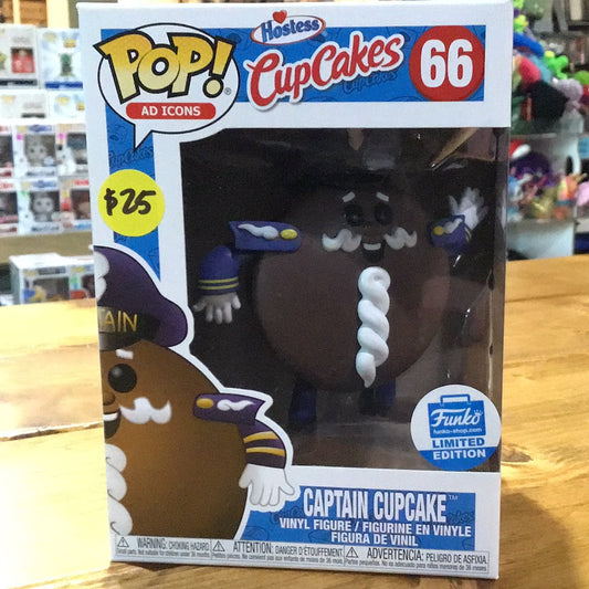 Ad Icons Captain Cupcake 66 Exclusive Funko Pop! Vinyl figure