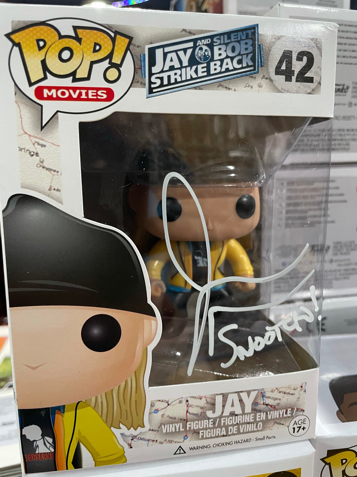 Jason Mewes Jay signed Funko Pop! Vinyl figure