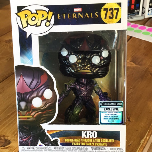 The Eternals Kro Entertainment Earth Exclusive with Collectible Card Funko Pop! Vinyl figure Marvel
