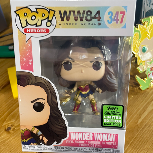 Wonder Woman eccc exclusive 347 Funko Pop! Vinyl Figure games