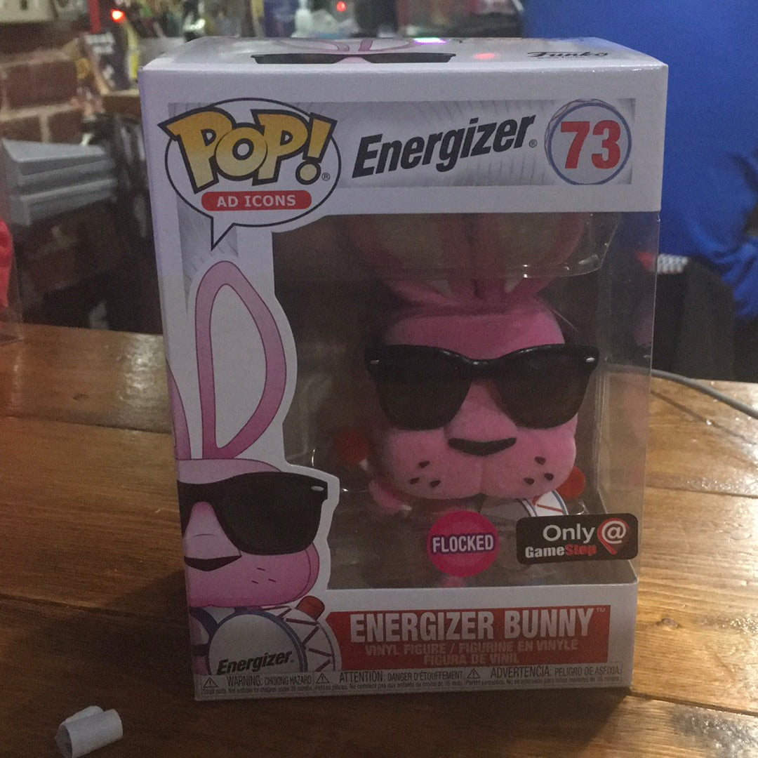 Energizer Bunny flocked exclusive 73 Funko Pop! Vinyl figure icons