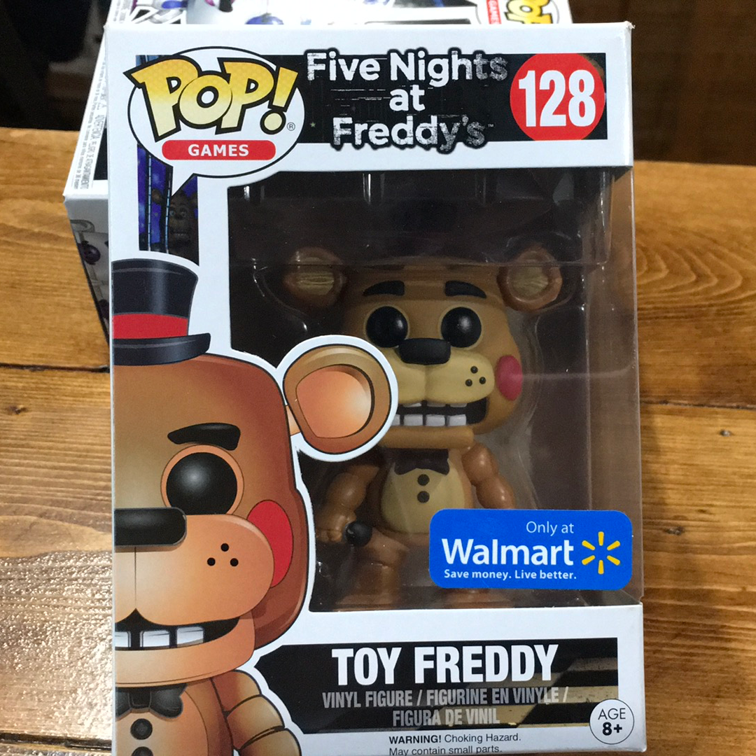 Five nights at Freddy’s Toy Freddy 128 Funko Pop! Vinyl figure video game