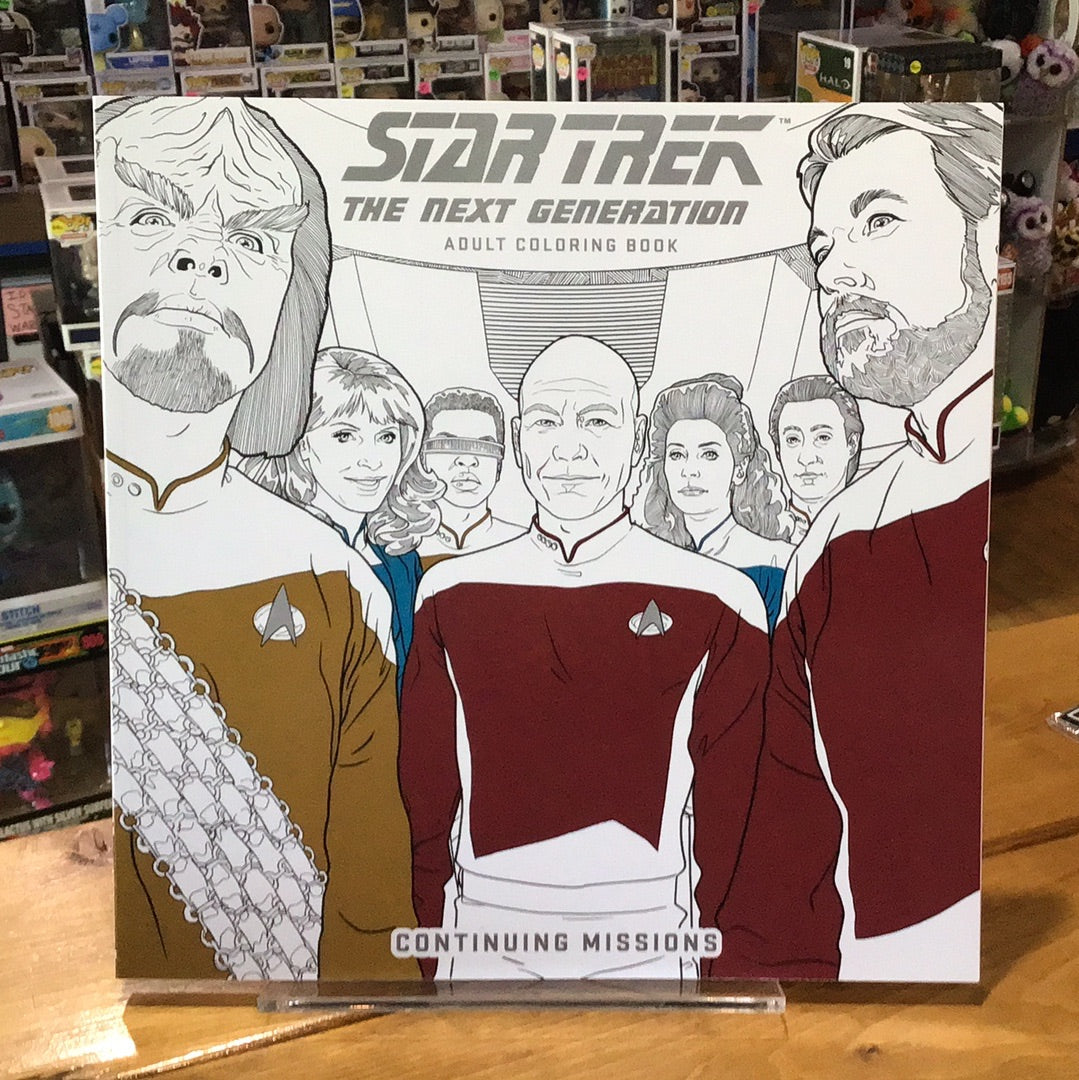Star Trek: The Next Generation - Continuing Missions - Adult Coloring Book | Tall Man Toys