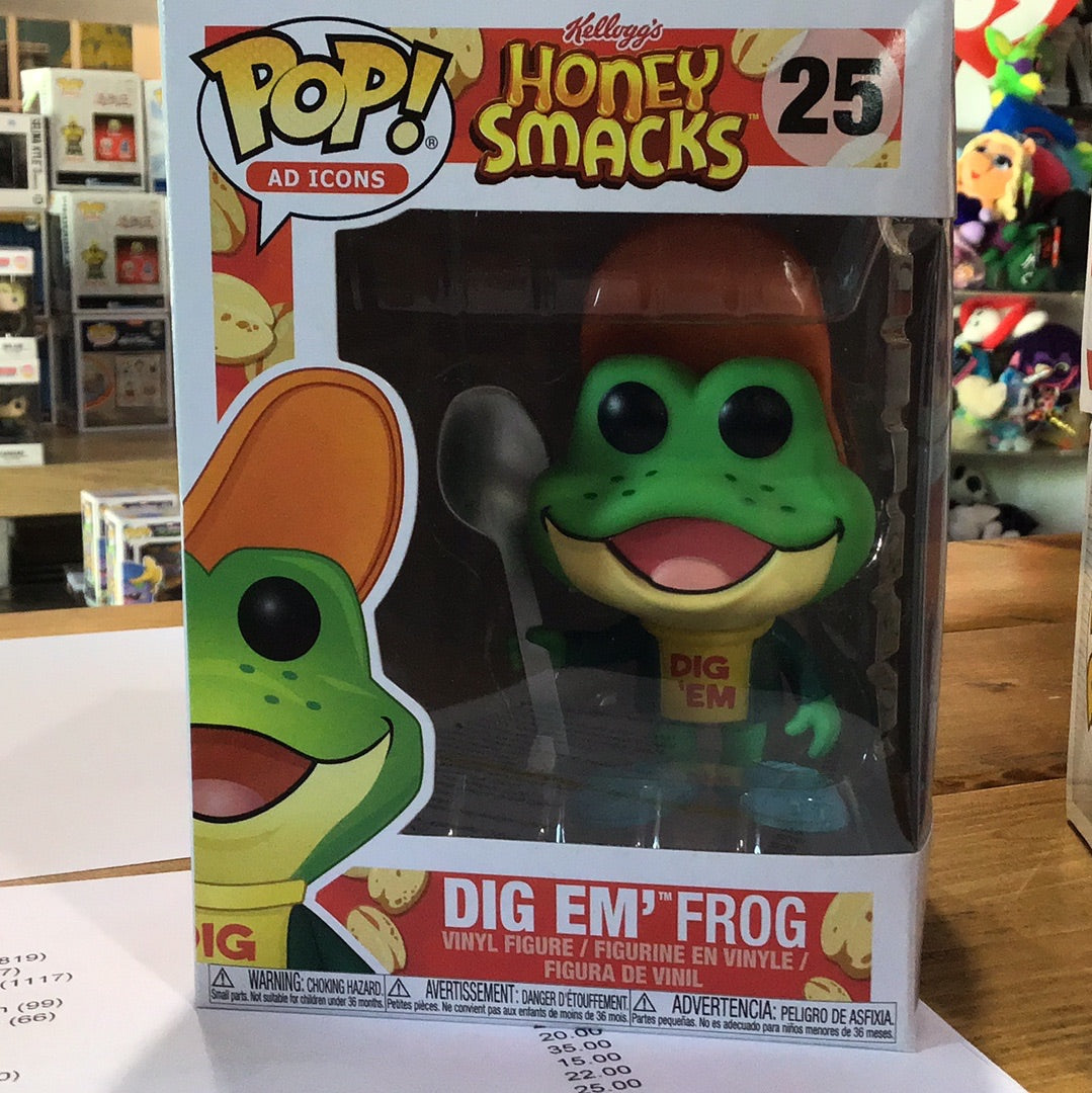 Ad Icons - Honey Smacks Dig Em’ Frog #25 - Funko POP! Vinyl Figure