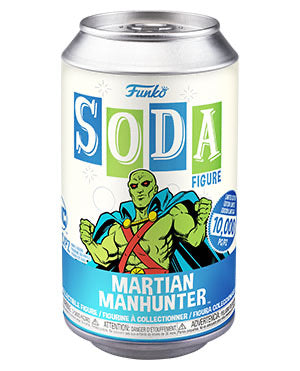 Vinyl Soda Martian Manhunter sealed Mystery Funko figure