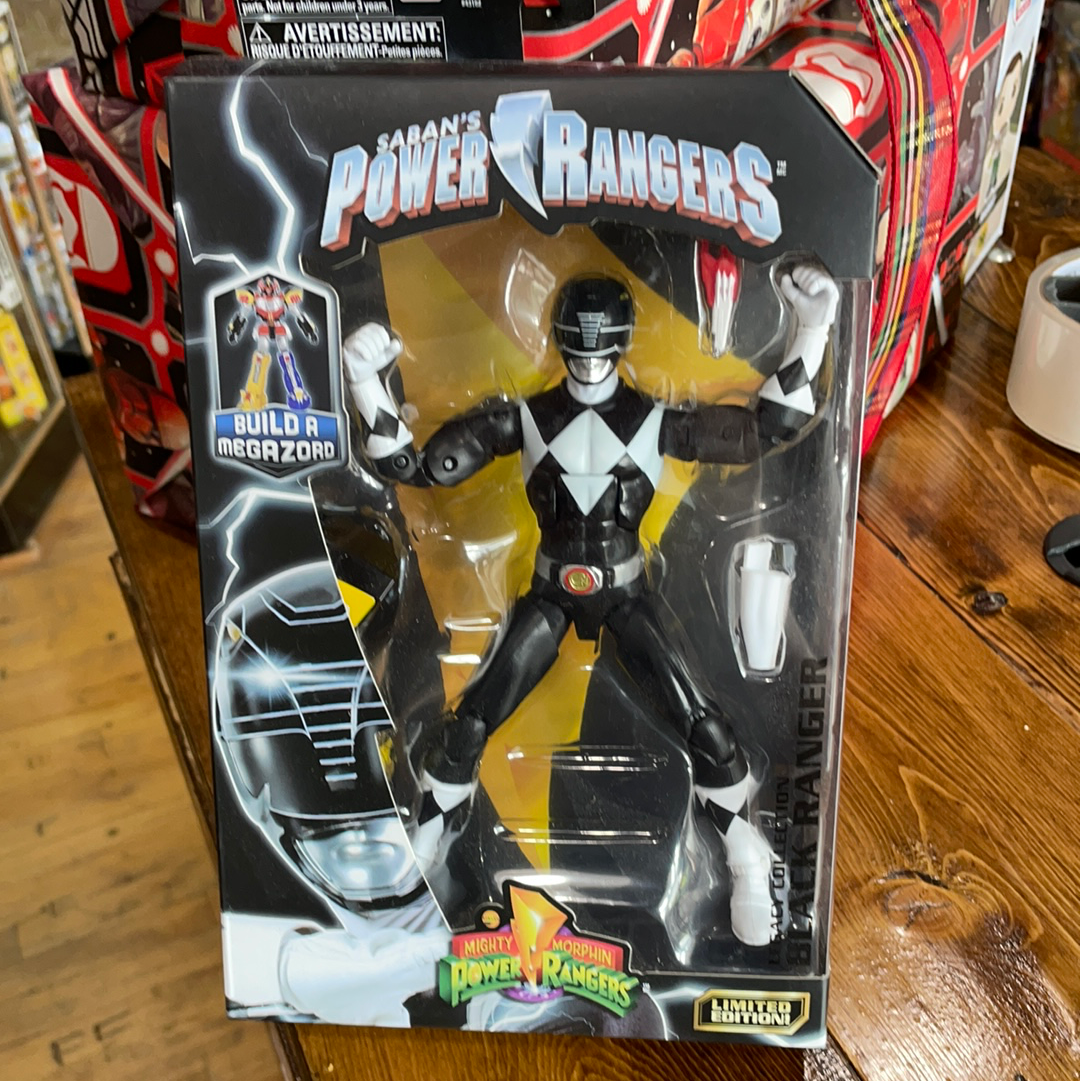 MMPR Power Rangers Black Ranger Legacy Action Figure
