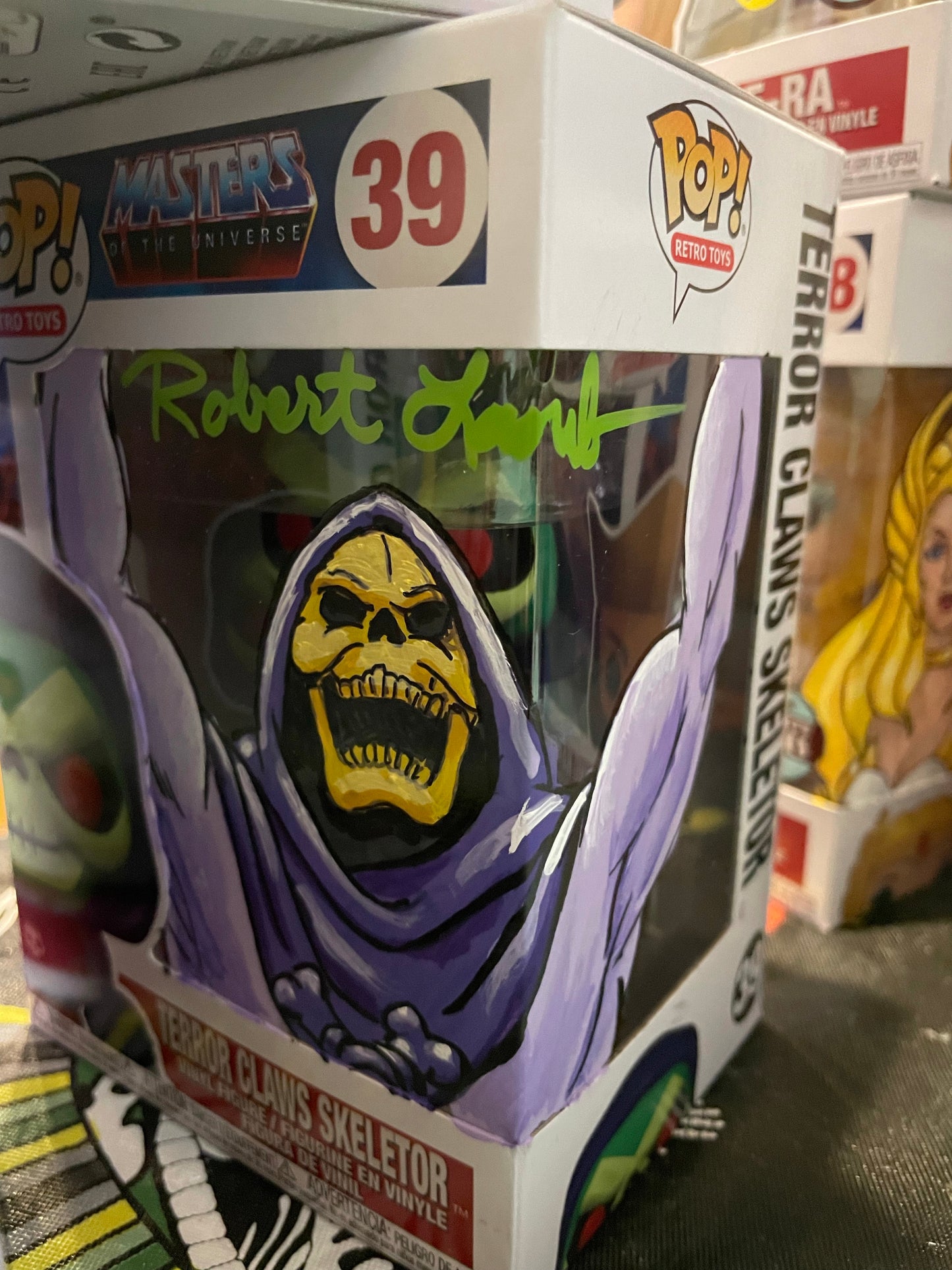Filmation Artist Robert Lamb Signed and Illustrated Funko Pop! Vinyl Figures (Cartoon)
