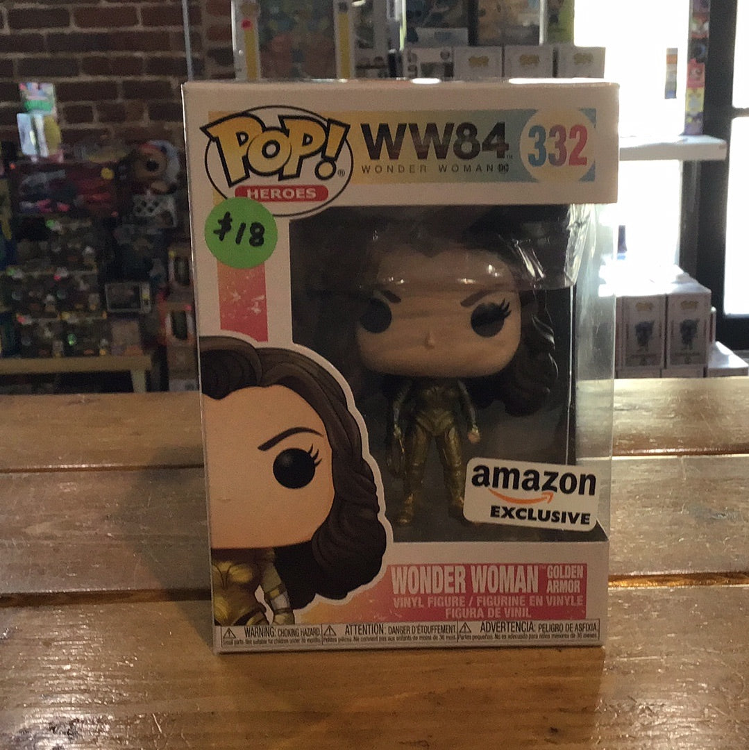 WW84 Wonder Woman Golden Armor 332 Funko Pop! Vinyl figure