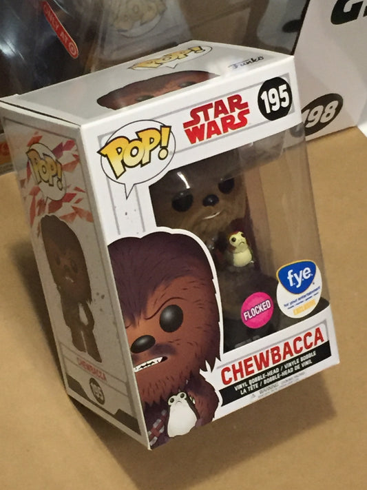 Star Wars Chewbacca Flocked FYE exclusive Funko Pop! Vinyl figure
