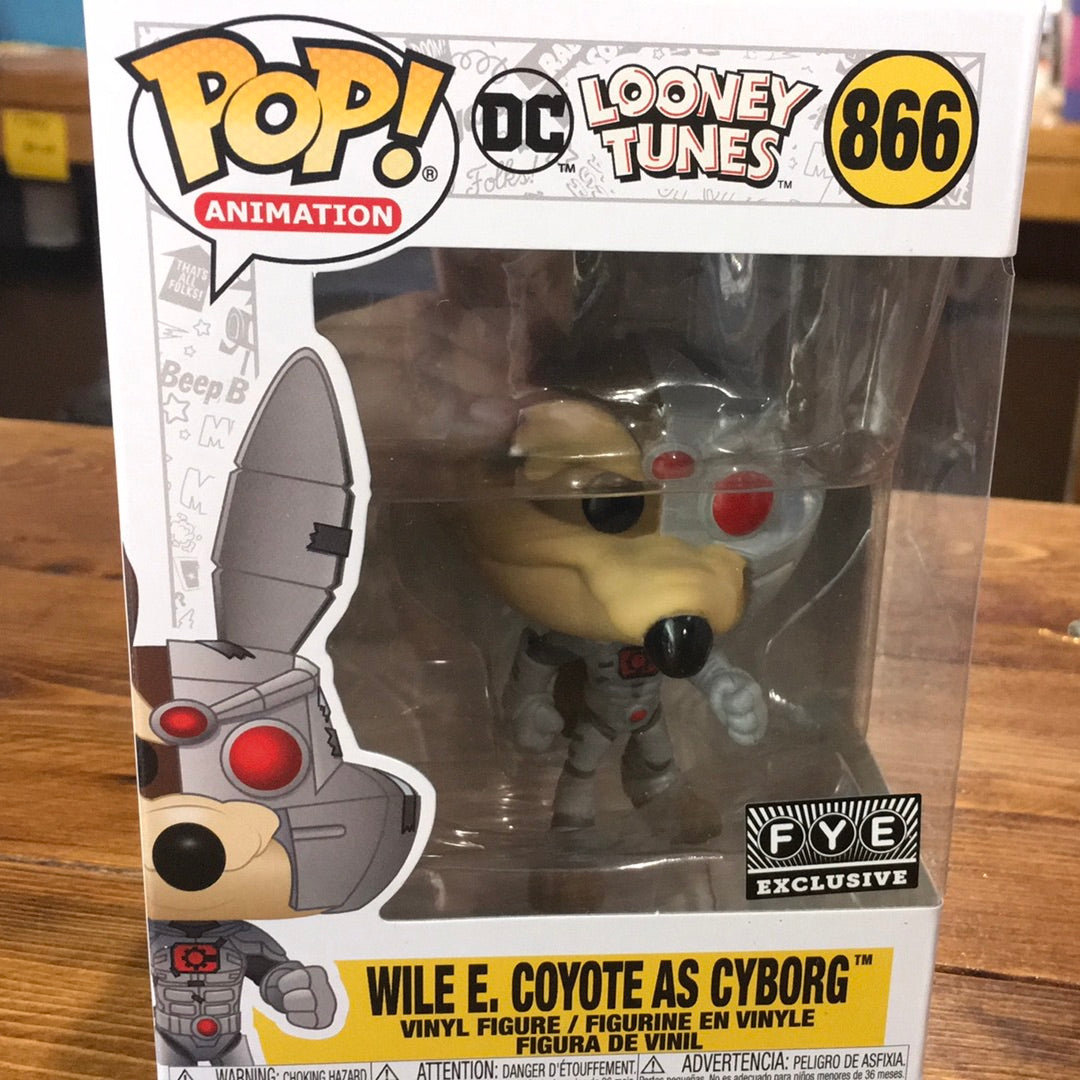 Looney Tunes Wile E. Coyote as cyborg Exclusive Funko Pop! Vinyl Figure