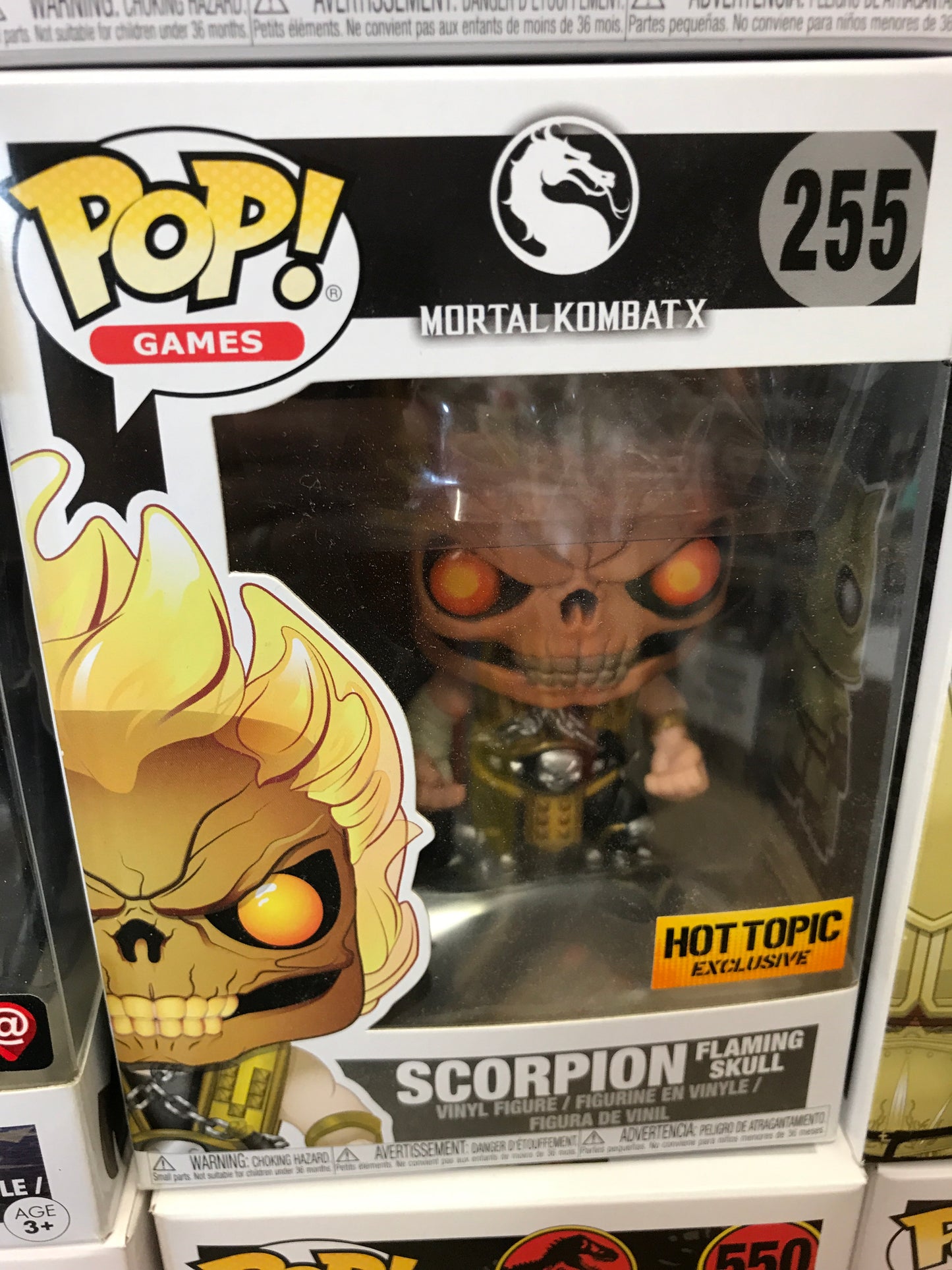 Mortal Kombat Scorpion exclusive Funko Pop! Vinyl figure game