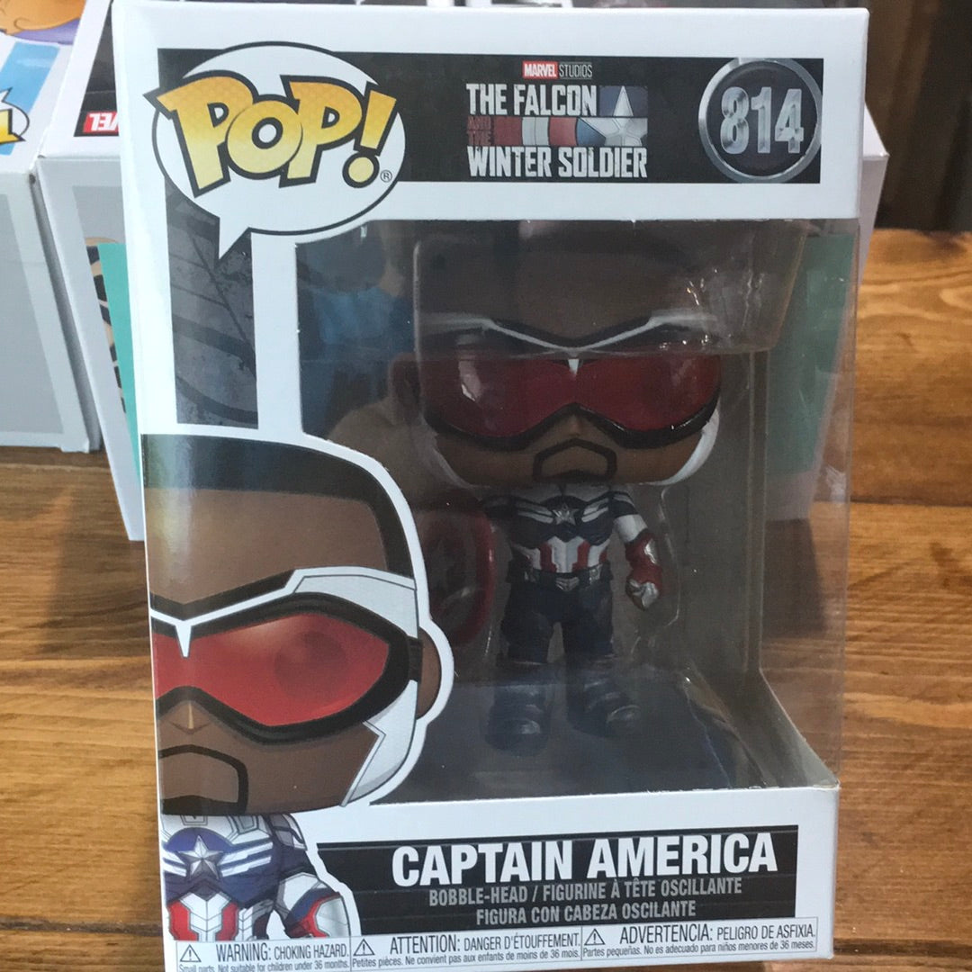 The Falcon and the Winter Soldier Captain America 814 Funko Pop! Vinyl Figure marvel