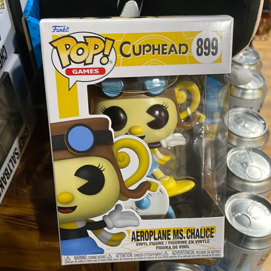 Cuphead Aeroplane Ms Chalice 899 Funko Pop! Vinyl Figure (video games)