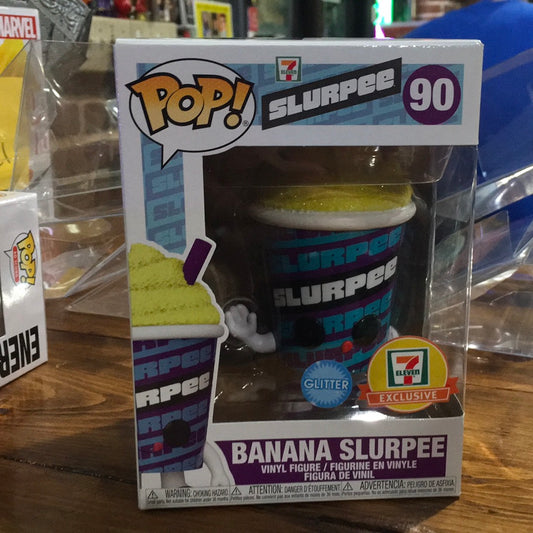 7 Eleven Banana Slurpee Glitter Exclusive Funko Pop! Vinyl Figure (Ad Icons)
