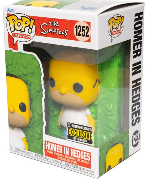 Simpsons - Homer in the Hedges #1252 - Exclusive Funko Pop! Vinyl Figure (Cartoons)