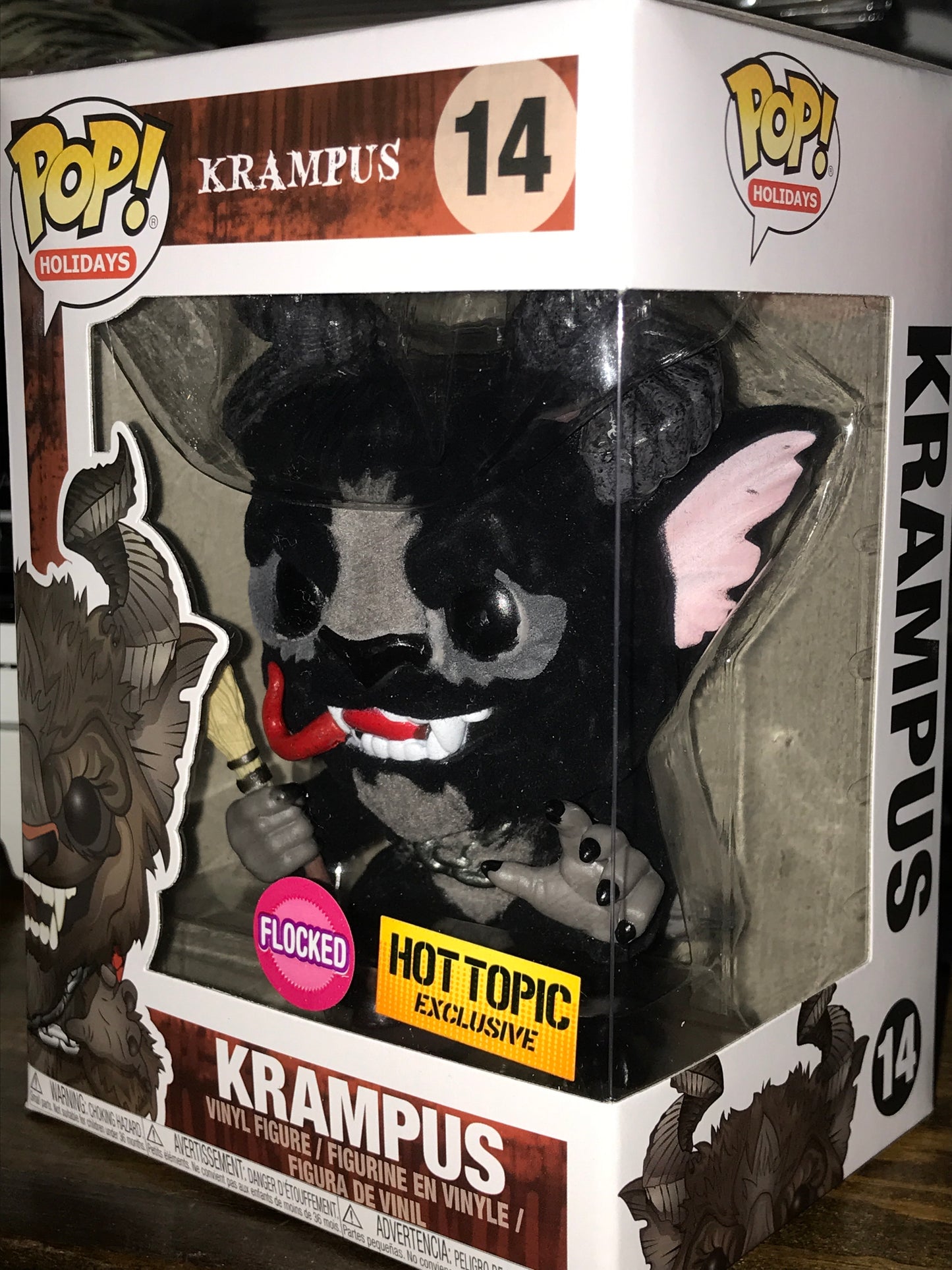 Krampus Flocked Exclusive Funko Pop! Vinyl figure holidays 2020