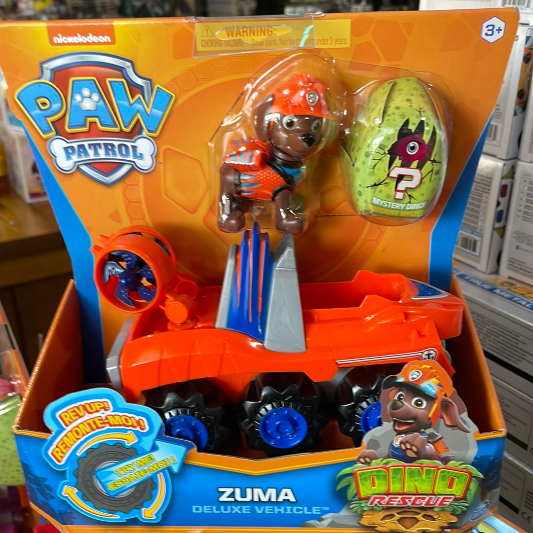 Paw Patrol rev up Dino Rescue deluxe vehicle spinmaster