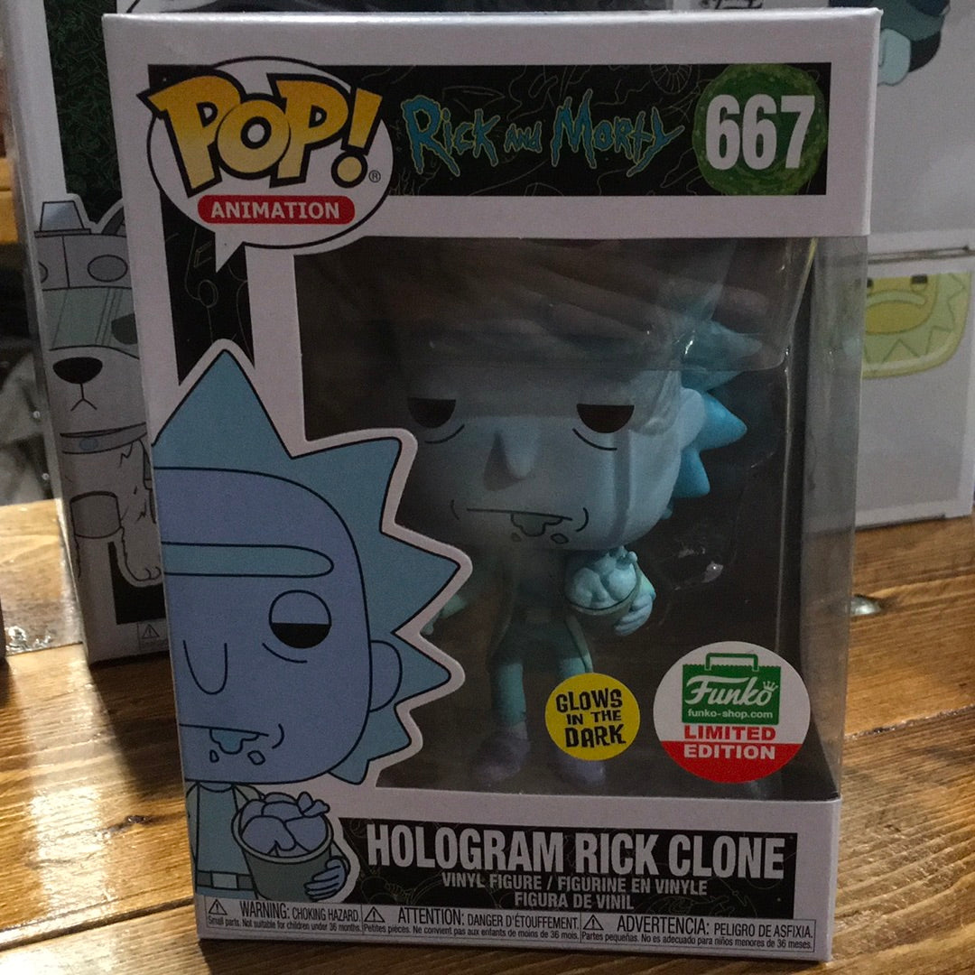 Rick and Morty - Hologram Rick Clone #667 - Funko Pop! Figure anime