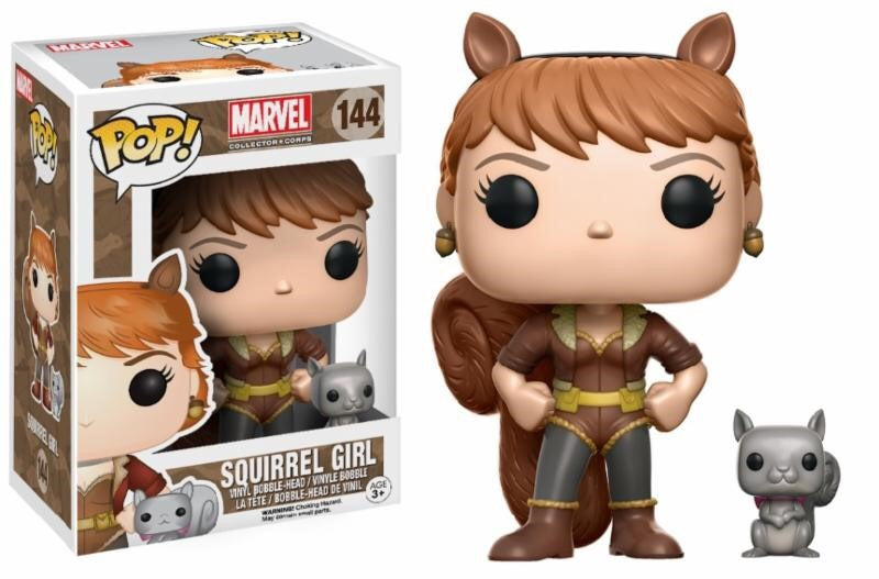 Marvel Squirrel Girl 144 Exclusive Funko Pop! Vinyl figure