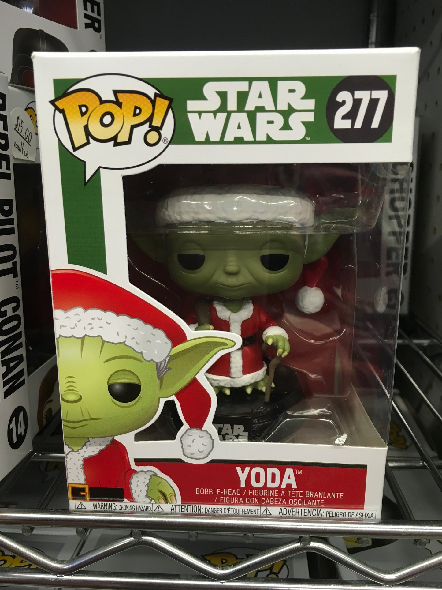 Star Wars - Holiday Yoda #277 - Funko Pop Vinyl Figure