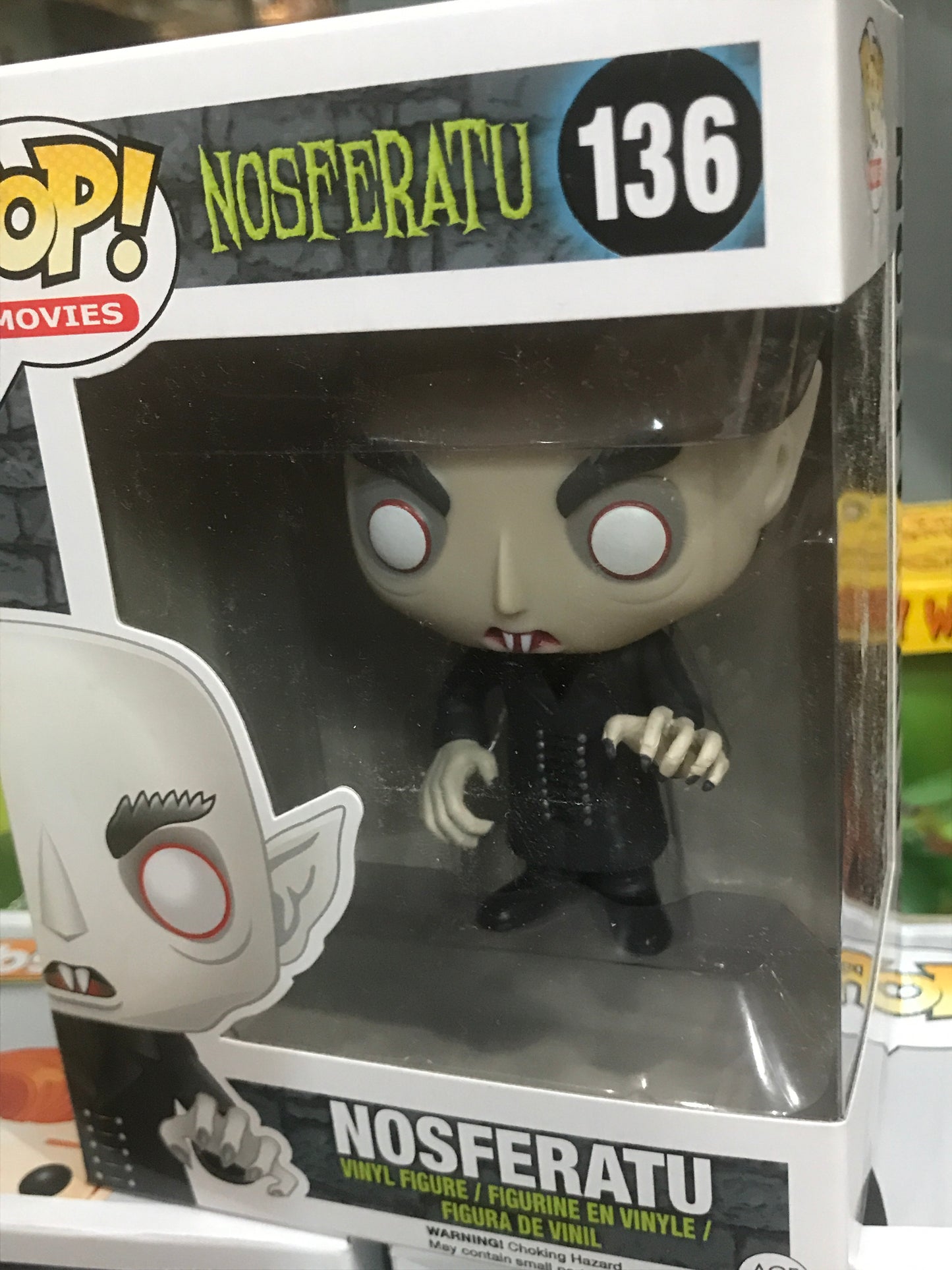 Nosferatu horror Funko Pop! Vinyl figure retired 2020