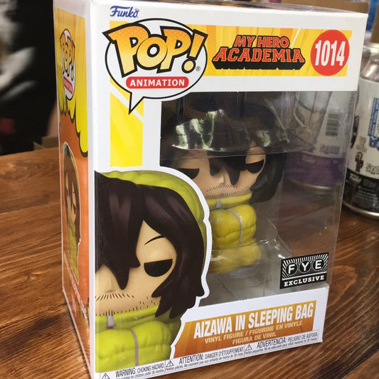 My Hero Academia Aizawa in sleeping bag 1014 exclusive Funko pop! Vinyl figure anime