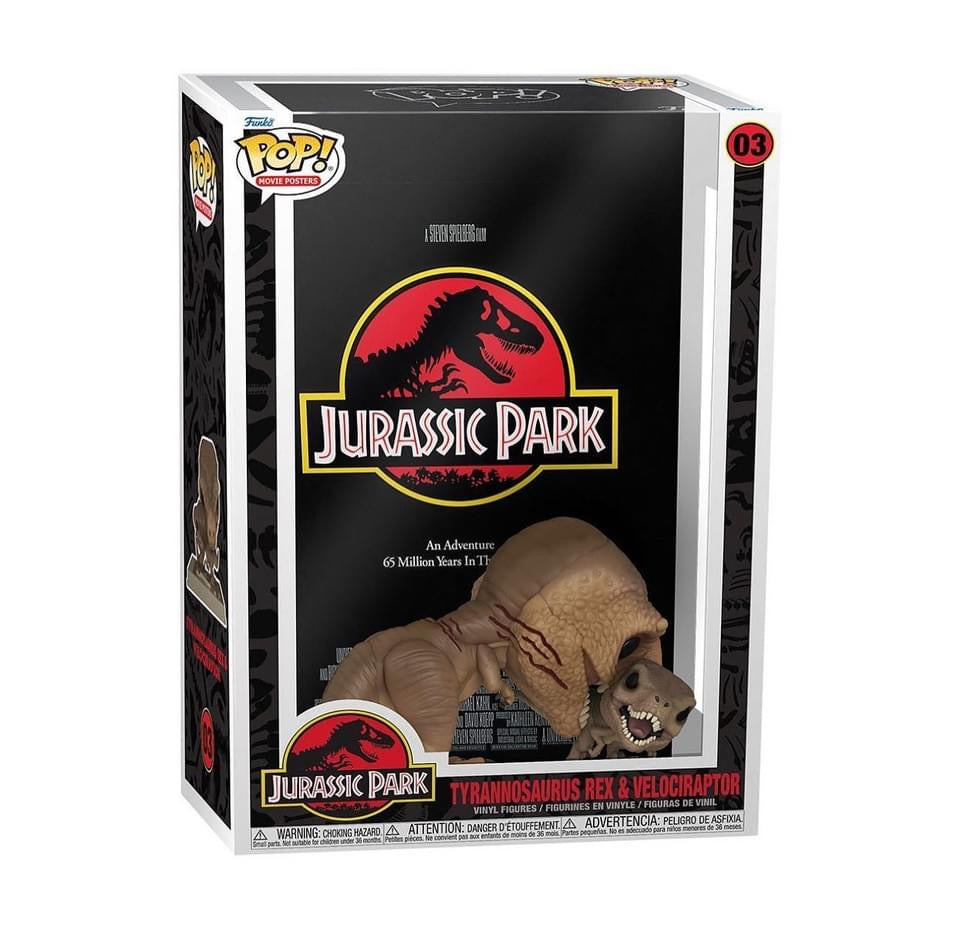Jurassic Park - T-Rex and Velociraptor #03 - Funko Pop! Movie Posters Figure